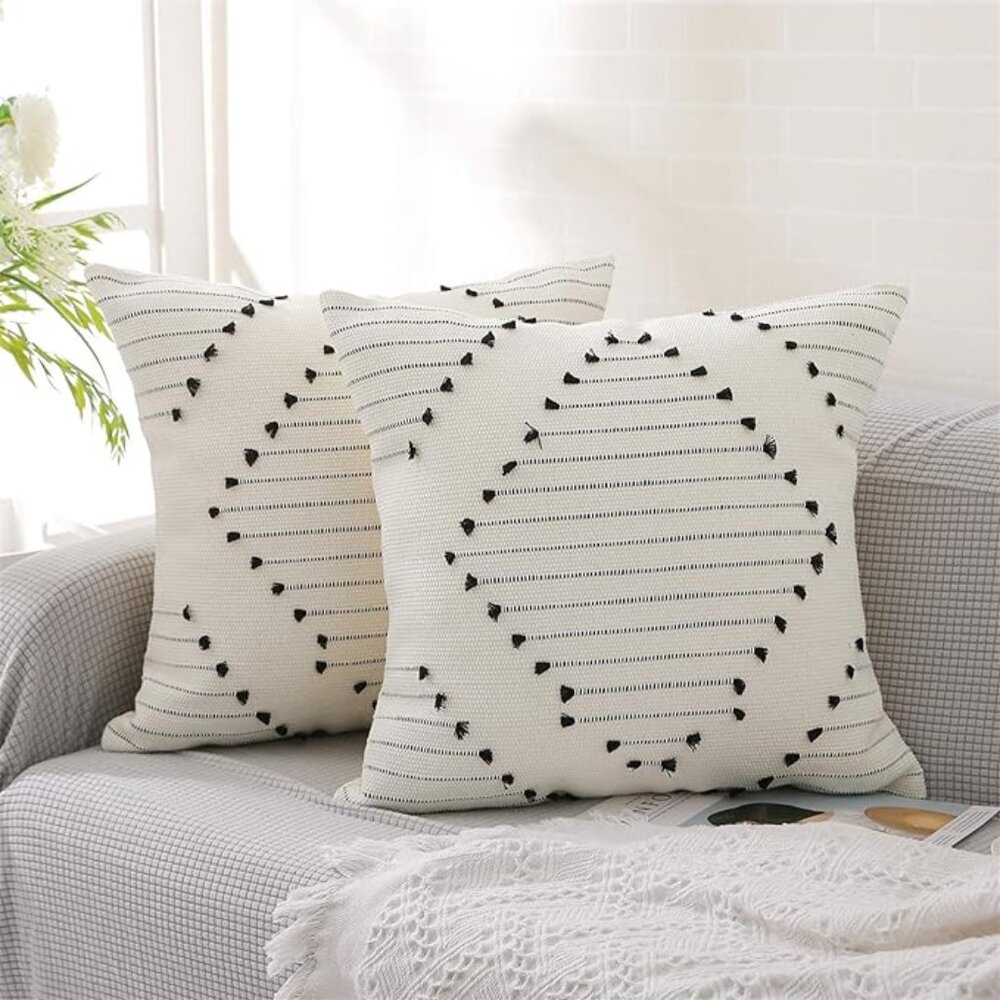 BOHO THROW PILLOW COVERS 22X22